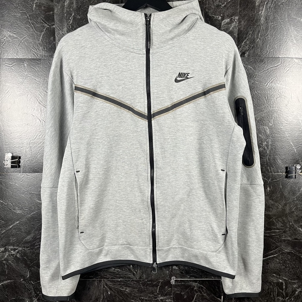 Nike Tech Fleece Women's Grey Zip Hoodie Medium